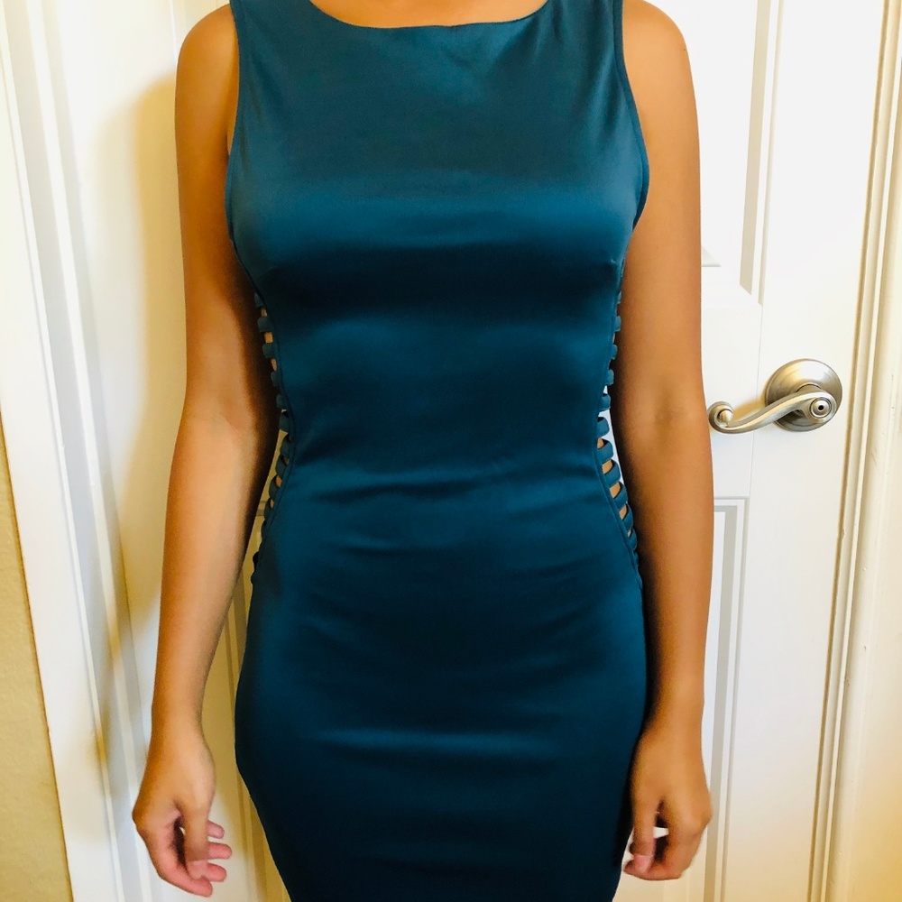 Teal Mini Dress Size small
